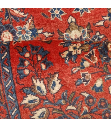 فرش دستباف قدیمی کناره طول سه و نیم متر ساروق کد 705650