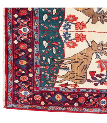فرش دستباف قدیمی نیم متری بیجار کد 102500