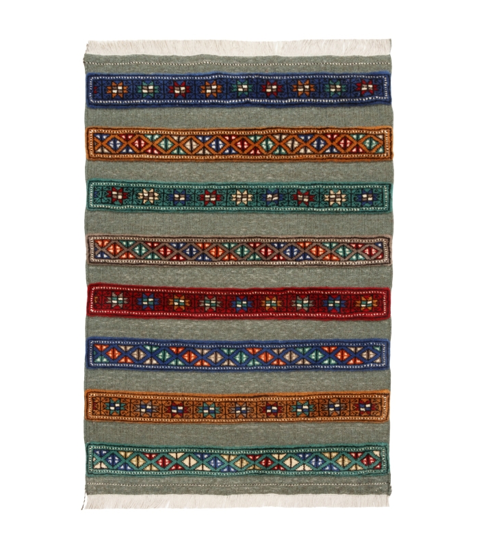 گلیم فرش دستباف یک متری گلستان کد 172347