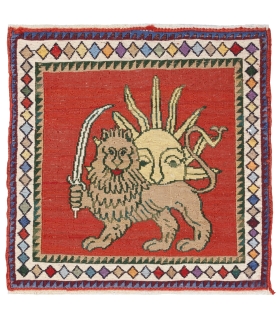 گلیم دستباف دو دهم متری سیرجان کد 709282