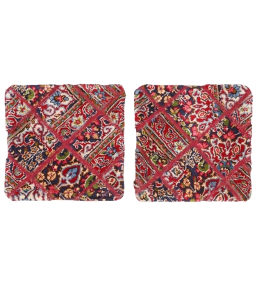 یک جفت کاور کوسن فرش دستباف کرمان کد 709270