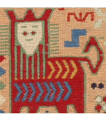 تابلو گلیم دستباف شیر اردبیل