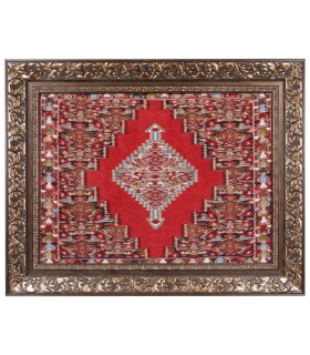 تابلو گلیم دستباف هندسی سنه