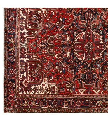 فرش دستباف قدیمی هشت و نیم متری هریس کد 179720