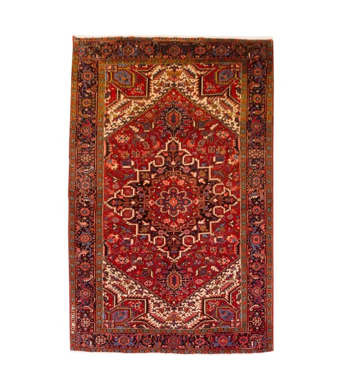 فرش دستباف قدیمی هشت متری هریس کد 179565