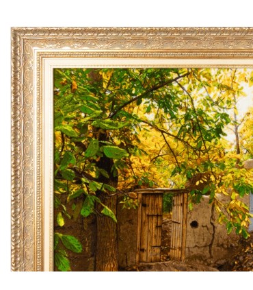 تابلو فرش دستباف کوچه باغ پاییزی تبریز کد 904179