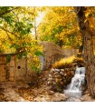 تابلو فرش دستباف کوچه باغ پاییزی تبریز کد 904179