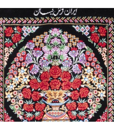 تابلو فرش دستباف گلدانی قم کد 903533