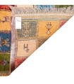 گبه دستباف قدیمی یک متری فارس کد 129252