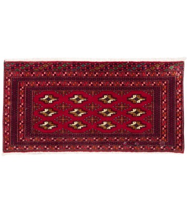 فرش دستباف قدیمی نیم متری ترکمن کد 705491
