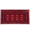 فرش دستباف قدیمی نیم متری ترکمن کد 705491