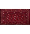 فرش دستباف قدیمی یک متری ترکمن کد 705486