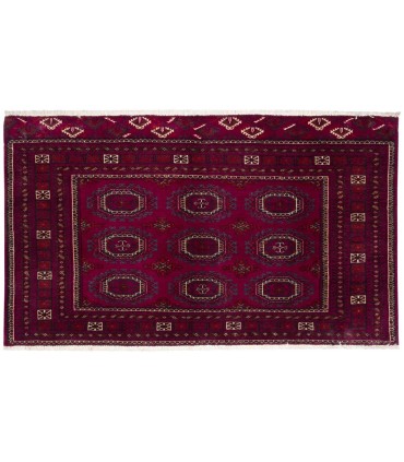 فرش دستباف قدیمی یک متری ترکمن کد 705485