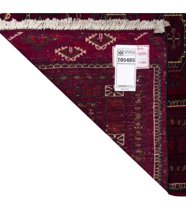 فرش دستباف قدیمی یک متری ترکمن کد 705485