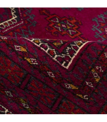 فرش دستباف قدیمی یک متری ترکمن کد 705485