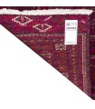 فرش دستباف قدیمی یک متری ترکمن کد 705484