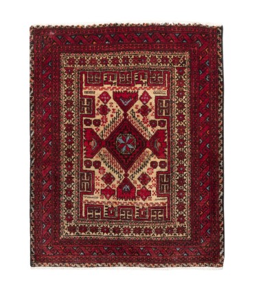 فرش دستباف قدیمی نیم متری بلوچ کد 705475