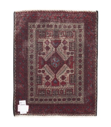 فرش دستباف قدیمی نیم متری بلوچ کد 705475