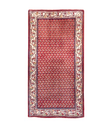 فرش دستباف قدیمی یک متری اراک کد 705452