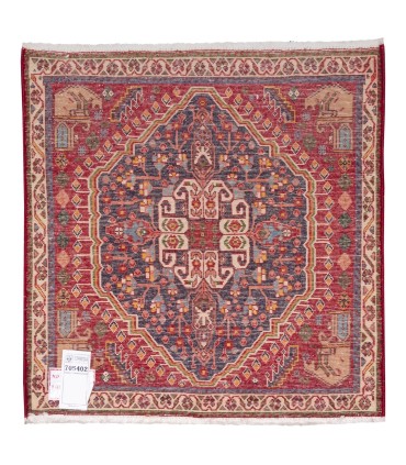 فرش دستباف قدیمی نیم متری قشقایی کد 705402