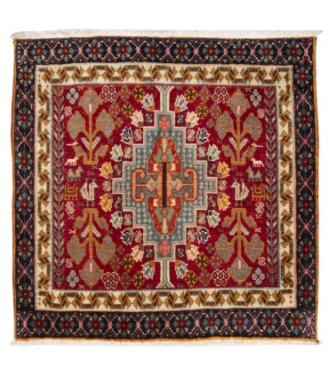 فرش دستباف قدیمی نیم متری قشقایی کد 705392